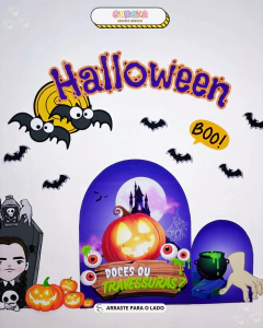Painel Halloween – Uma decoração mágica e inesquecível! - loja online