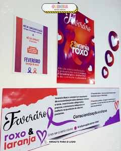 KIT FEVEREIRO ROXO E LARANJA - loja online