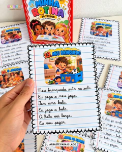 Textinhos Minha Rotina para Alfabetização - loja online