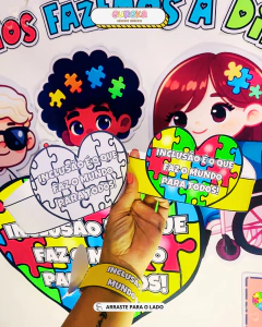 Kit Painel Inclusão: Promovendo a Consciência e a Diversidade!