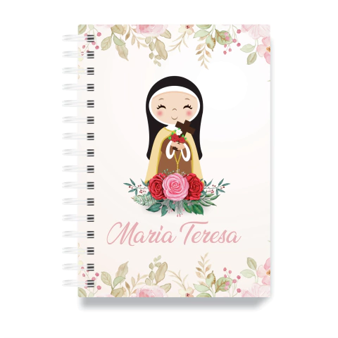 Caderno Personalizado Santa Teresinha A5