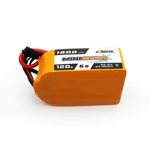 CNHL MiniStar 1800mAh 22.2V 6S 120C Lipo XT60