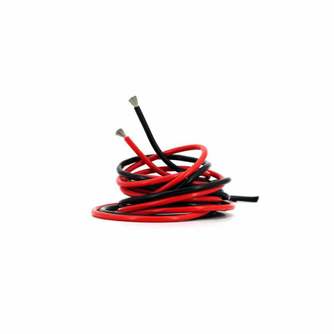 CABLES DE SILICONA 12 AWG (ROJO) (2M)