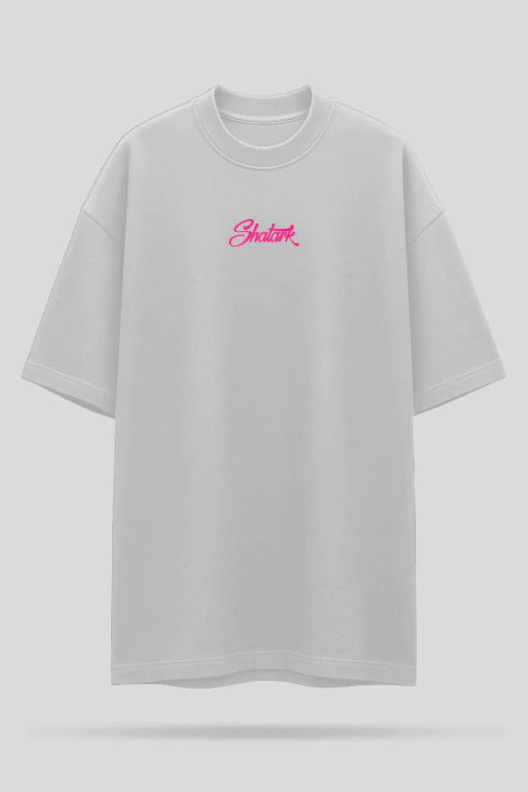 Camiseta Oversized Shatark Monalisa - Off White