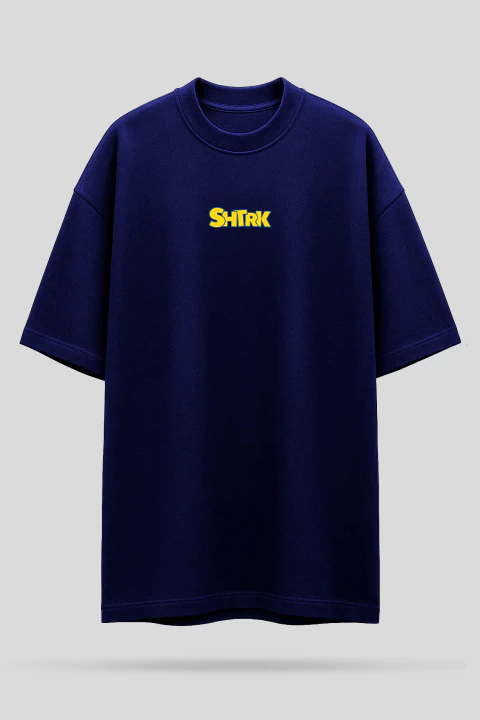 Camiseta Oversized Shatark Toy Story - Azul Marinho