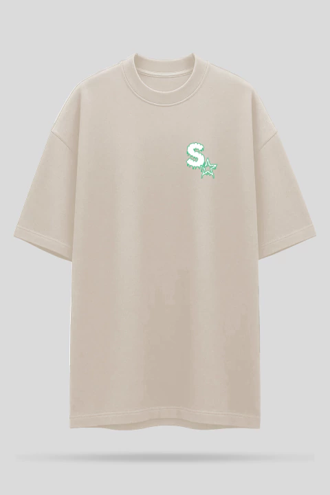 Camiseta Oversized Shatark Urban Village - Off White