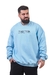 Blusa de moletom Oversized Graffiti - Azul Bebê