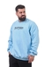 Blusa de moletom Oversized Graffiti - Azul Bebê - comprar online