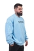 Blusa de moletom Oversized Graffiti - Azul Bebê na internet