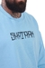 Blusa de moletom Oversized Graffiti - Azul Bebê - Shatark