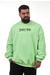Blusa de moletom Oversized Graffiti - Verde Neon