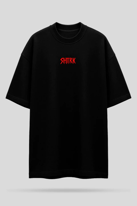 Camiseta Oversized Shatark Homem-Aranha - Preto