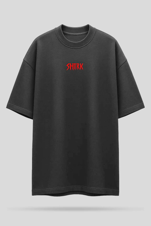 Camiseta Oversized Shatark Homem-Aranha - Chumbo