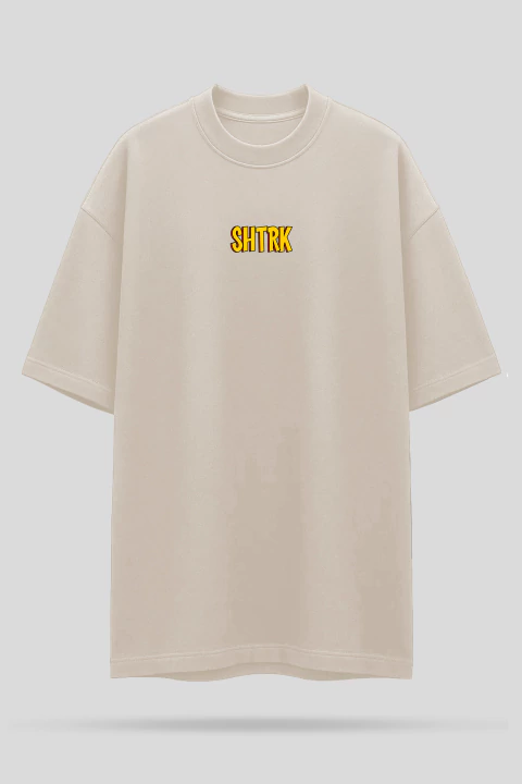 Camiseta Oversized Shatark Johnny Bravo - Off White