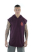 Regata com Capuz Cred Snake - Vinho - comprar online