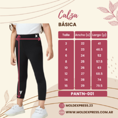 Molde - Calza Niña - PANTN-001