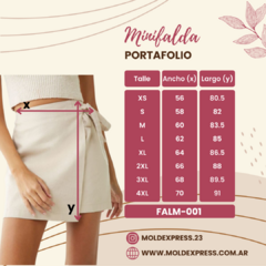 Molde Falda MiniPortafolio - FALM-001