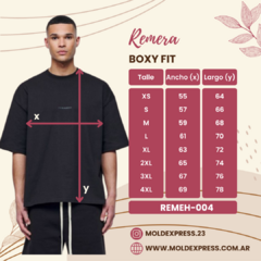 Molde Remera Boxy Fit- REMEH-004