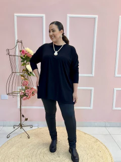 Calça Montaria Poliamida Bolsos Atrás Plus Size - Madê Curves