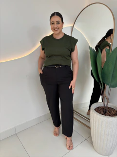 Imagem do Regata Plus Size Canelada Muscle Tee