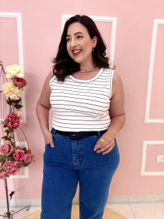 Regata Plus Size Canelada