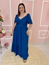 Vestido Fátima Plus Size Crepe Ombro a Ombro Liso - comprar online