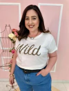 T Shirt Plus Size Malha Wild Onça - comprar online