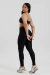 Legging Fashion Preto com Marrom na internet