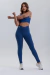 Top Cross Azul Marinho - OLYN FIT