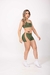 Short Balance Verde e Chocolate