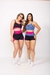 Short Balance Preto com Rosa - OLYN FIT