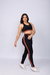 Legging Power Preto com Marrom na internet