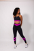 Legging Energy Preta + Violeta - OLYN FIT