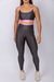 Conjunto Gloss Cinza com Rosa Claro - Legging - loja online