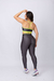 Conjunto Gloss Cinza com Neon - Legging - OLYN FIT