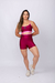 Imagem do Conjunto Gloss Marsala com Rosa - Short