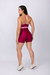 Conjunto Gloss Marsala com Rosa - Short - loja online
