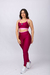 Imagem do Conjunto Gloss Marsala com Rosa - Legging