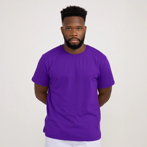 Camisa Roxa Malha Fria