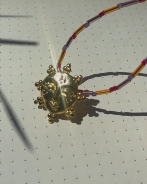 Cara del Sol & cadena de vidrio - comprar online