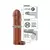 Efectivo: $55.000. FANTASY X-TENSIONS PERFECT 2" EXTENSION WITH BALL STRAP BROWN (19 cm x 4,4 cm) - PD4117-29 - OhYes!