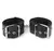 Efectivo: $8.900. ESPOSAS 4 CM BLACK CON CADENA - EROS-052 - OhYes!