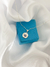Pingente Redondo Olho Grego microzirconia branca e azul