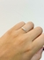 Anel Love com uma zirconia redonda Prata925 na internet