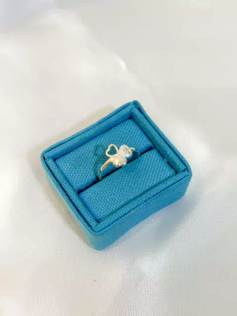 Anel Três corações cheio/vazado/microzircônia Prata925