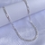 Corrente Masculina elo 3x1 70cm 10.4gr Prata925