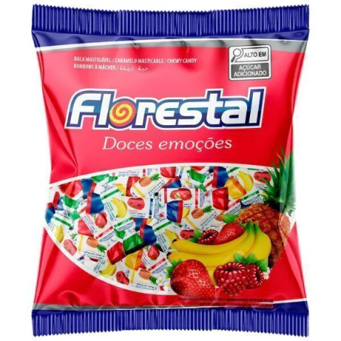 BALA FLORESTAL 500G MASTIGÁVEL SORTIDA