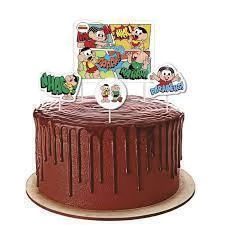 TOPPER PARA BOLO FESTCOLOR TURMA DA MONICA