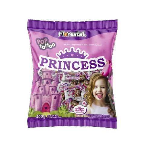 PIRULITO FLORESTAL 400G POP TATTOO PRINCESS