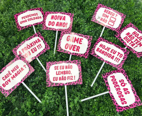 KIT PLACAS RASUL C/10 DESPEDIDA DE SOLTEIRO B